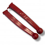 Original Metalplast lever cover set in red