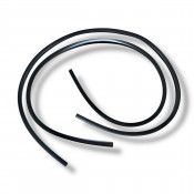 Rubber side trims for central frame tunnel Lambretta Vega