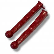 Original Metalplast lever cover set in red