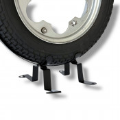 Lambretta Lui in-line spare wheel holder