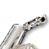 LAMBRETTA LUI 50 EXHAUST - EVO2 - VERSION WITHOUT INTERNAL PRE FINAL DISC EXHAUST MUFFLER