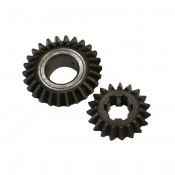 Couple bevel pinion, Zerol teeth for Lambretta D + LD 125 (model 1951 - 1955)