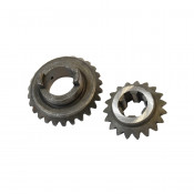 Couple bevel pinion, Zerol teeth for Lambretta D + LD 125 (model 1951 - 1955)