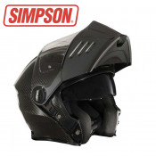 Simpson Darksome Carbon Modular Helmet Black