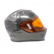 Orange visor for Simpson helmet model Venom/Speed 