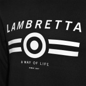 Lambretta Crew Neck Sweat Black