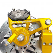 CP CasaDisc hydraulic front brake hub with Caliper - GOLD -