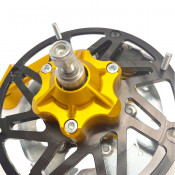 CP CasaDisc hydraulic front brake hub with Caliper - GOLD -