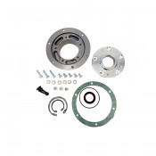 Complete CasaCooler silver CNC mag flange kit for original Lambretta engines