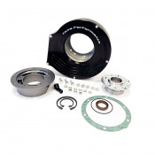 Complete CasaCooler black CNC mag flange kit for original Lambretta engines