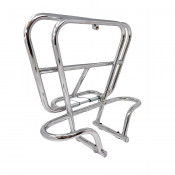 Newly-made “ Two - Four” 70’s type rear rack and spare wheel carrier suitable for any Innocenti Lambretta S3 model LI-TV-SX-GP-Serveta.