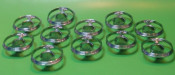 Original Innocenti NOS handlebar chrome ring Lambretta LI S2 + TV2