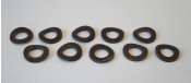 Set 10 x 7mm wavy washers for engine / bodywork