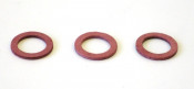 Original type fibre washers gasket set for side casing oil plugs Lambretta S1 + S2 + TV2 + S3 + TV3 + Special + SX + DL + Serveta