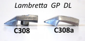 Floor channel endcap for Lambretta GP DL