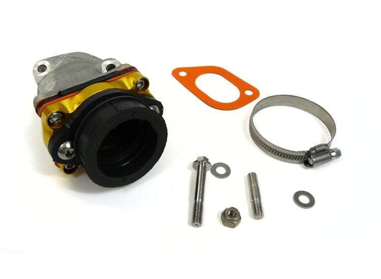 Collettore di aspirazione MB con pacco lamellare a 6 petali per carburatori Dell' Orto VHS