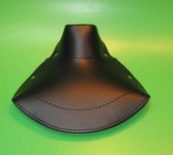 Black single seat cover for Lambrettino 48