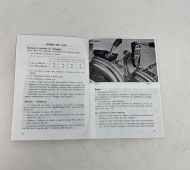 Owners manual Lambretta TV175 S2