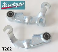 Coppia biellette forcella Scootopia per freno a disco originale Lambretta TV3 + SX200