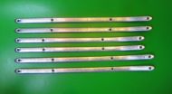 Aluminium floorboard runner set for Lambretta LD125 Deriv. '56 + LD125 '57