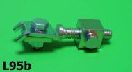 Morsetto con registro cavo freno anteriore Lambretta D + LD (mod. prodotti dal 1956 al 1958)