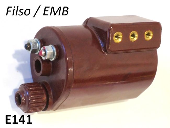 Bobina alta tensione in bachelite (tipo Filso) Lambretta D150 + LD125 + TV1 + LI S1/S2