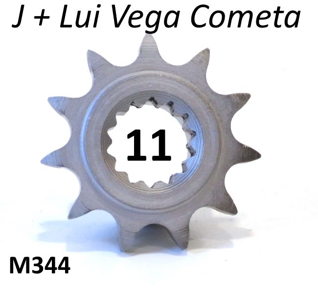 11T front sprocket (NON cush drive type) for Lambretta J50  + Lui 50 (+ tuning)