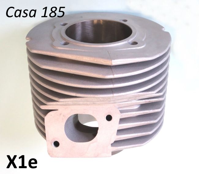 Cilindro di ricambio per kit Casa185 per Lambretta S1 + S2 + TV2 + S3 + Special + TV3 + SX + DL + Serveta (125, 150 & 175cc)