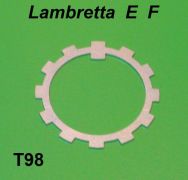 Rosetta di sicurezza destra Lambretta E + F