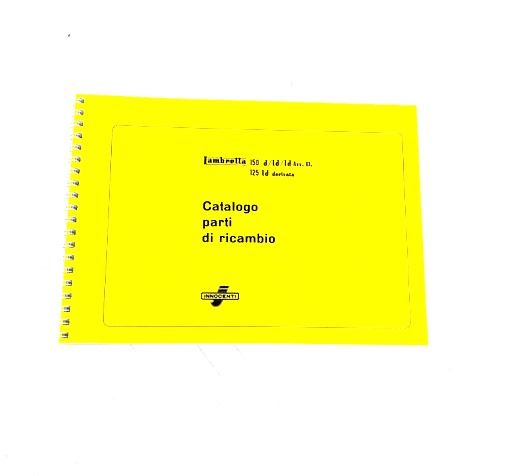 Catalogo parti di ricambio Lambretta D / LD 150 + 125 LD 125 derivata