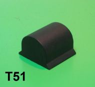 Tampone fine corsa superiore forcella (tutta gomma) per Lambretta LI S3 + SX + DL + J50/100/125cc (mod.prodotti dal 1966 al 1971)
