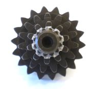 Special perfect-ratio gear cluster Lambretta for Lui 50 + J50 models