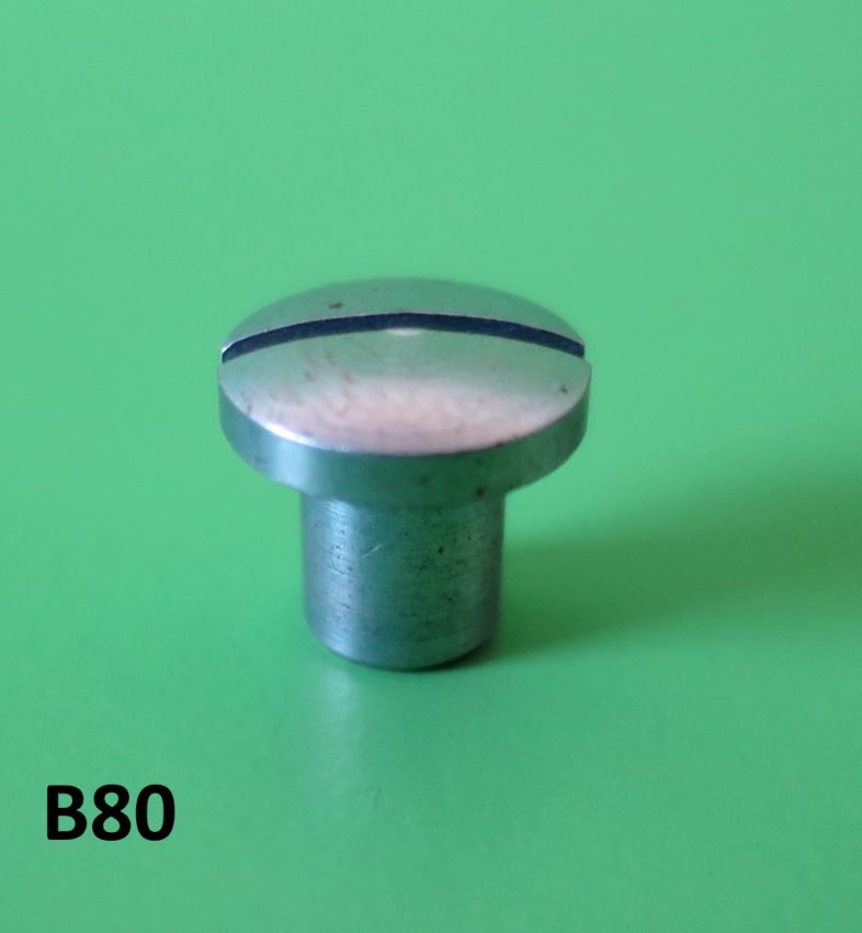 Special counter nut for outer loorboard runners (external on legshields) Lambretta LD (mod. from 1954) + LI + TV2/3 + SX + Special + DL + J50 Deluxe
