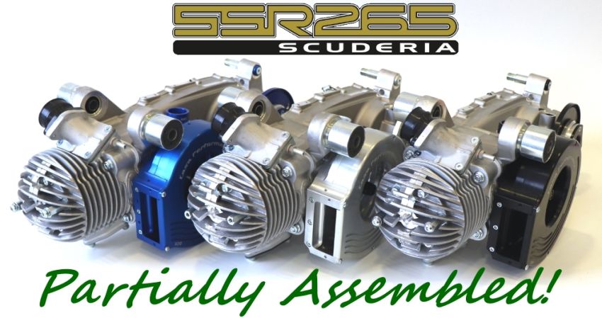 Motore Casa Performance SSR265 Scuderia parzialmente assemblato per Lambretta S1 + S2 + TV2 + S3 + Special + TV3 + SX + DL + Serveta