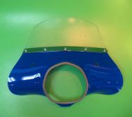 Blue 'Classic' model flyscreen for Lambretta SX+ TV+ GT+ Special