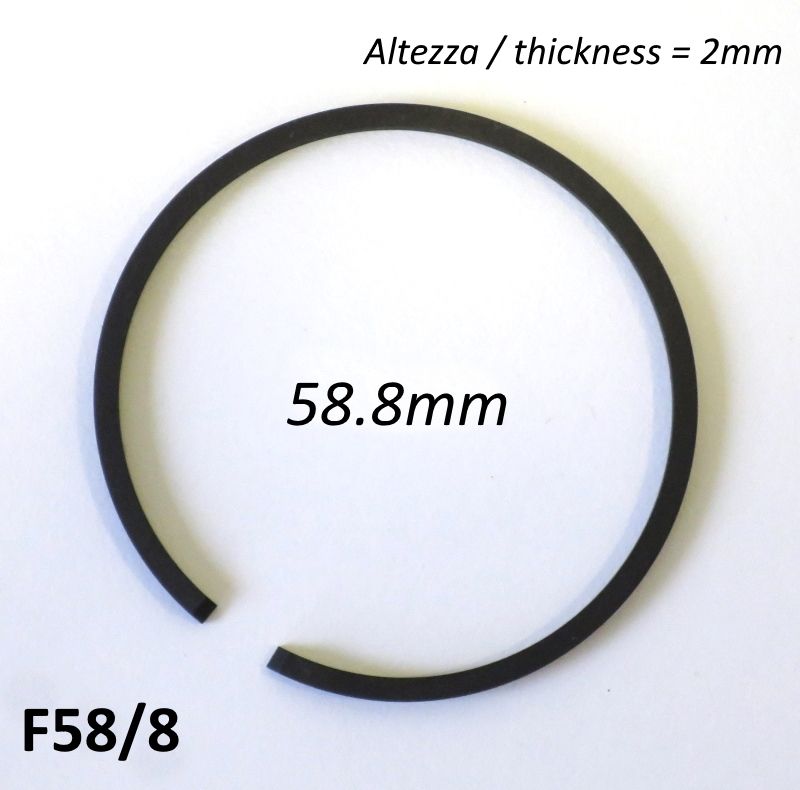 Fascia elastica (segmento) 58.8mm (altezza 2.0mm) tipo originale di alta qualità