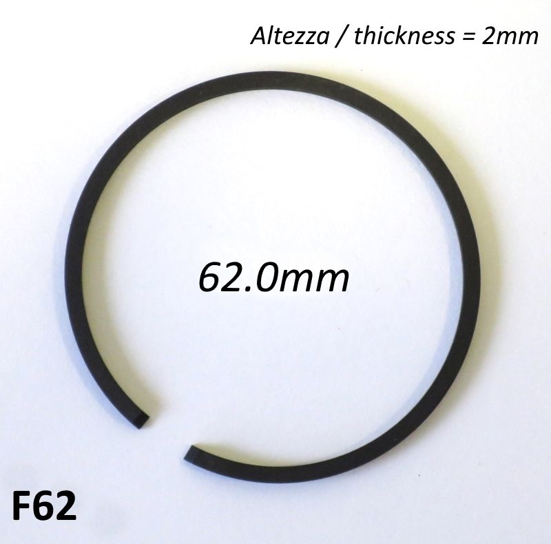 62.0mm (2.0mm thick) high quality original type piston ring