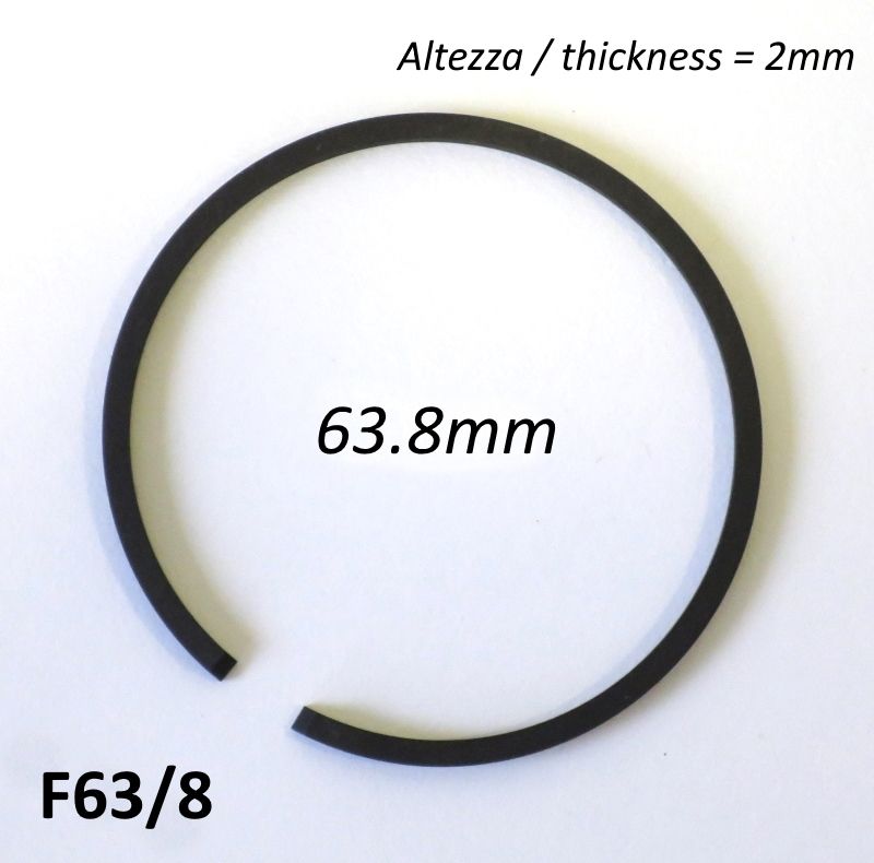 Fascia elastica (segmento) 63.8mm (altezza 2.0mm) tipo originale di alta qualità