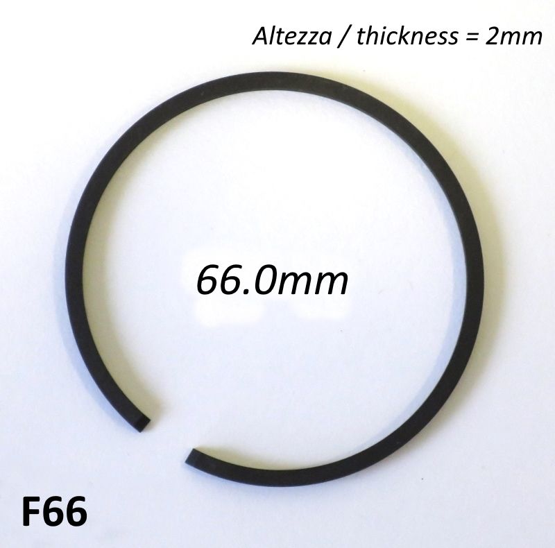 66.0mm (2.0mm thick) high quality original type piston ring