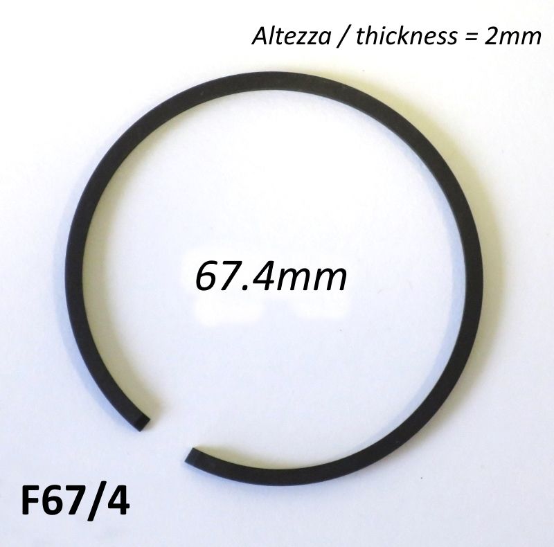 Fascia elastica (segmento) 67.4mm (altezza 2.0mm) tipo originale di alta qualità