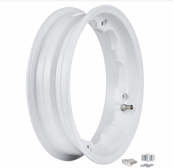 CERCHIO TUBELESS SIP POSTERIORE LARGO CANALE 2.5 BIANCO Lambretta LI + TV + SX + Special + DL + Serveta