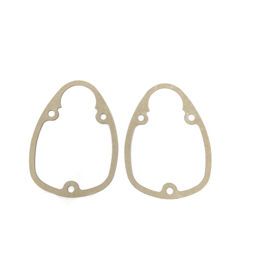 Pair of fork cover gaskets for Lambretta D + LD + F (second version)