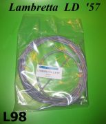 Complete cable set for Lambretta LD 1957 / 1958 models