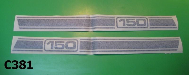 Strisce adesive cofani laterali Lambretta Serveta "150"