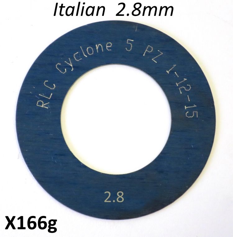 Spessore 2,8mm per 1° marcia del cambio Lambretta S1 + S2 + TV2 + S3 + TV3 + Special + SX + DL + Serveta