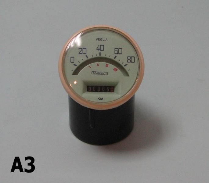 80kmh speedo Lambretta  LI S1 + S2 125cc