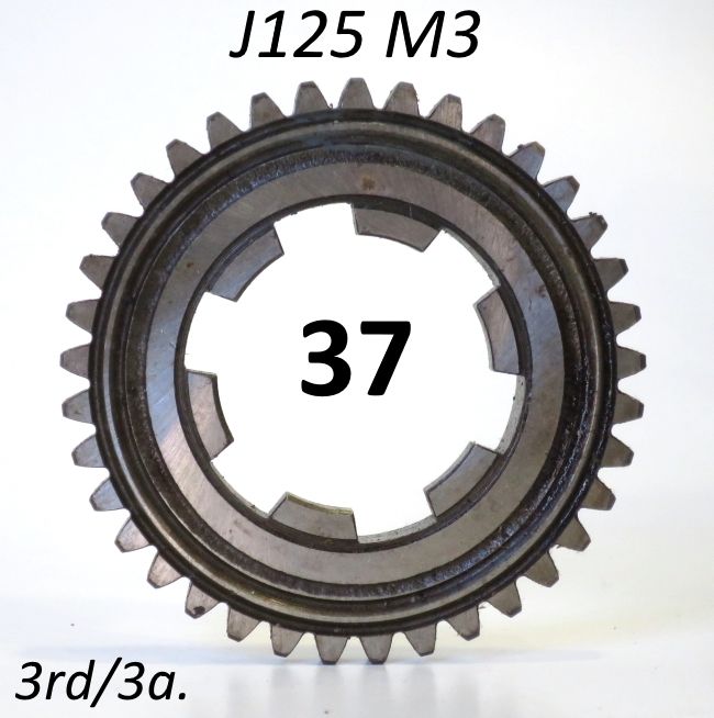 37T 3st gear cog for Lambretta J125 M3