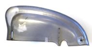 Metal kickstart side sidepanel with hole for Lambretta LI S1 Framebreather (vers. 1)