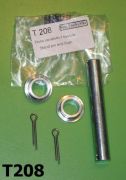 Perno cavalletto con bussole e seeger per Lambretta D + LD