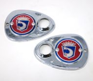 Ardor fork covers for Lambretta D + LD, rechromed.